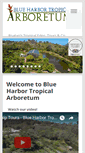Mobile Screenshot of blueharbortropicalarboretum.com